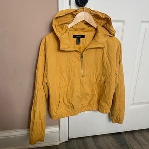 Forever 21 Crop Half Zip Jacket